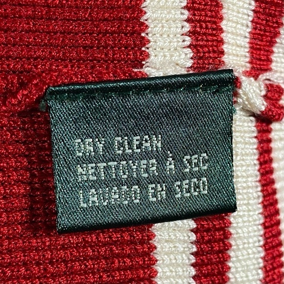 Lauren Ralph Lauren Red Silk Button Up Cardigan M - Picture 11 of 13